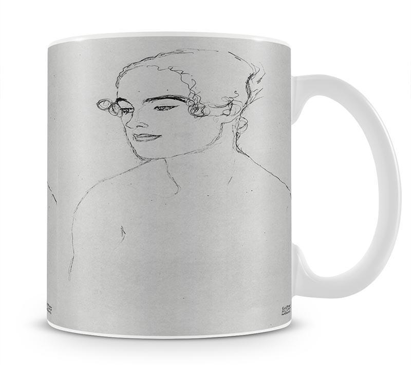Image of a girl by Klimt Mug - Canvas Art Rocks - 1