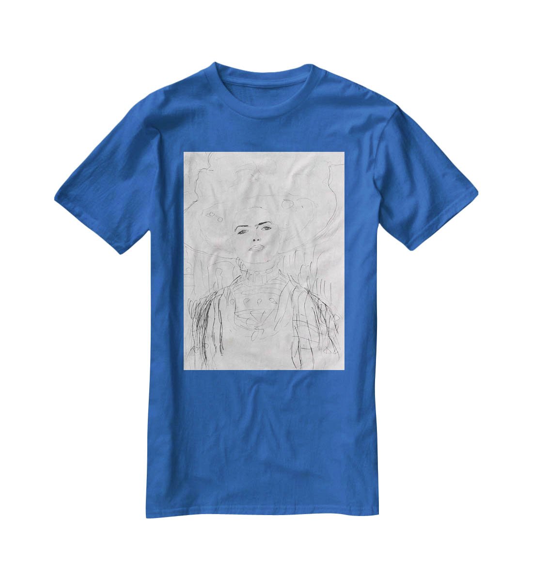 Image of a girl with a big hat by Klimt T-Shirt - Canvas Art Rocks - 2