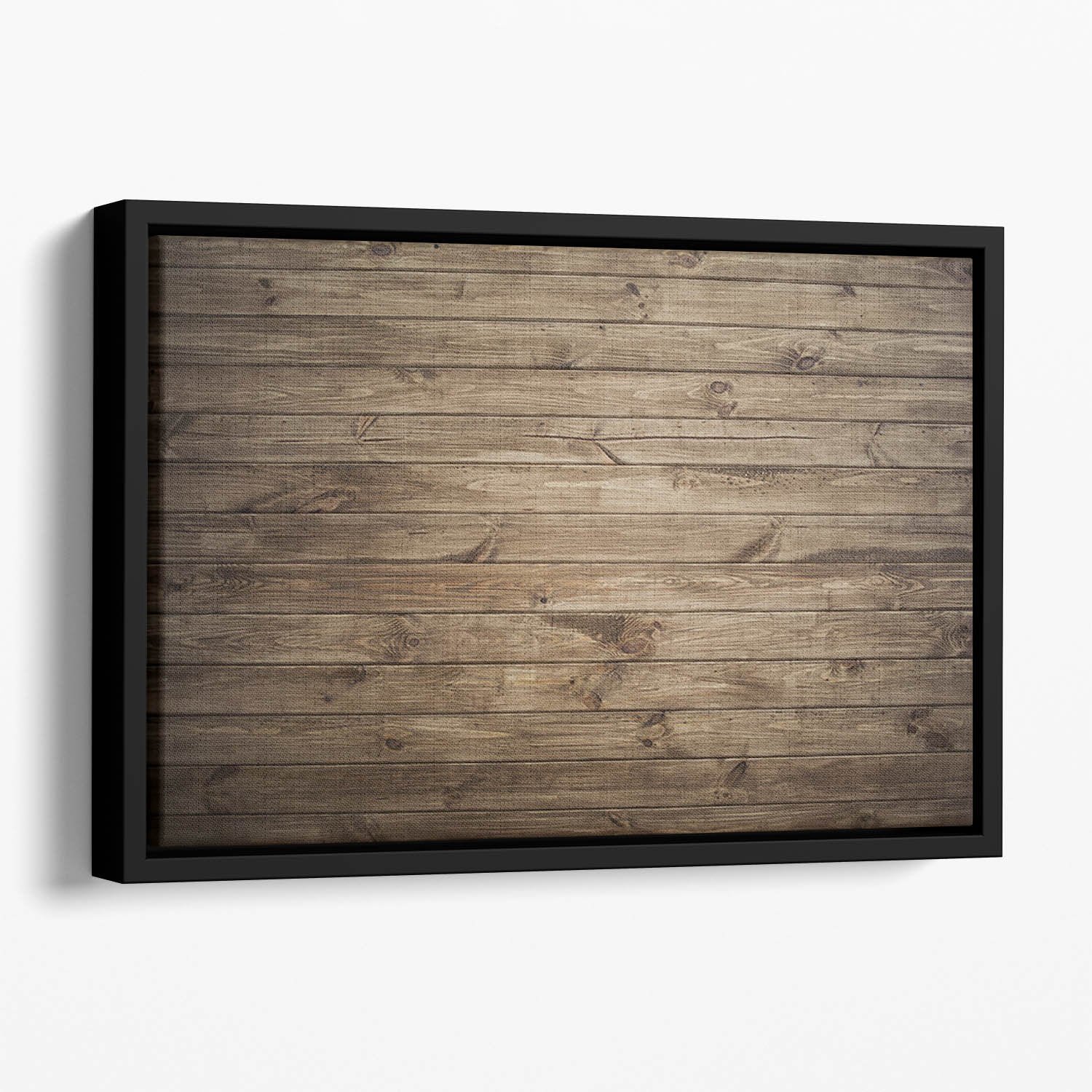 Image of wood texture Floating Framed Canvas