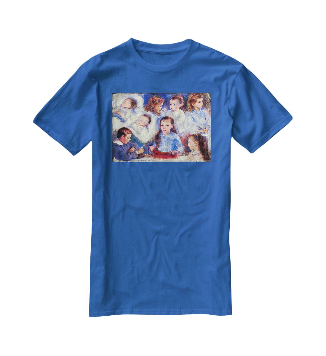 Images of childrens character heads by Renoir T-Shirt - Canvas Art Rocks - 2