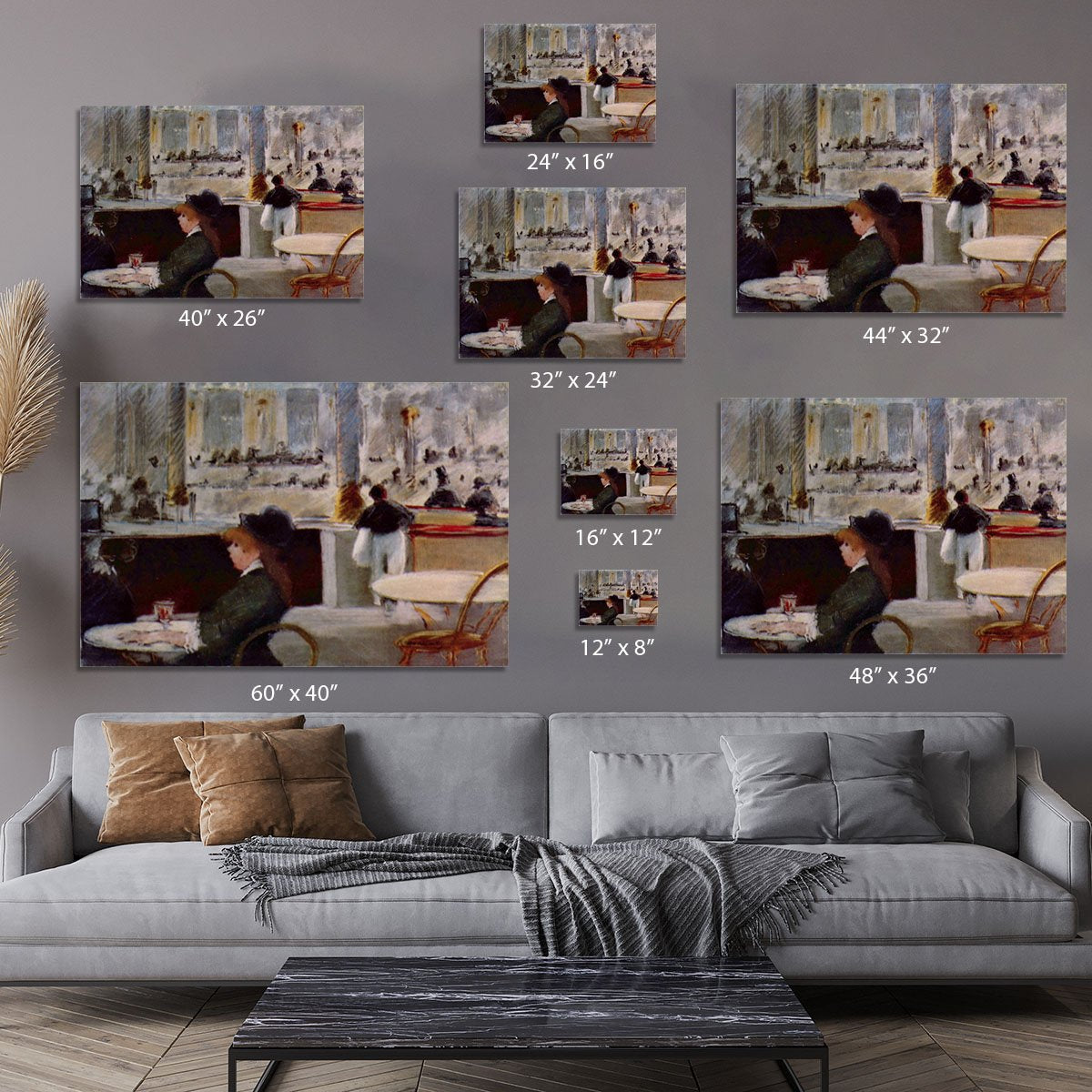In Cafe 1 by Manet Canvas Print or Poster