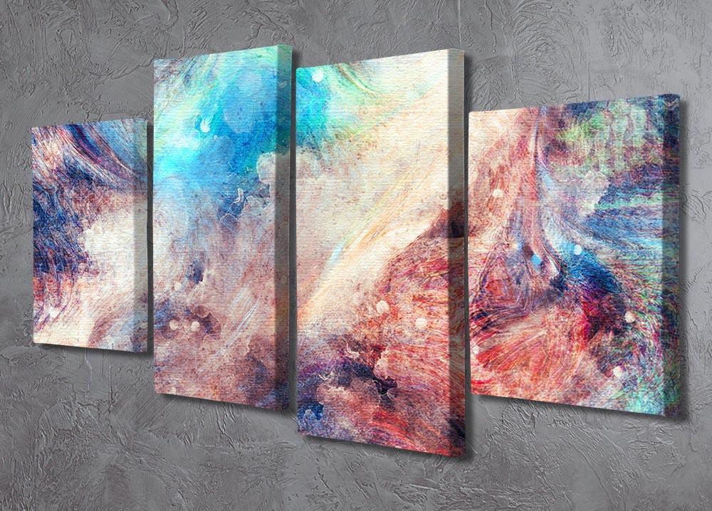 In The Beginging 4 Split Panel Canvas - Canvas Art Rocks - 2