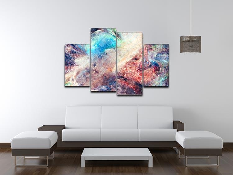 In The Beginging 4 Split Panel Canvas - Canvas Art Rocks - 3