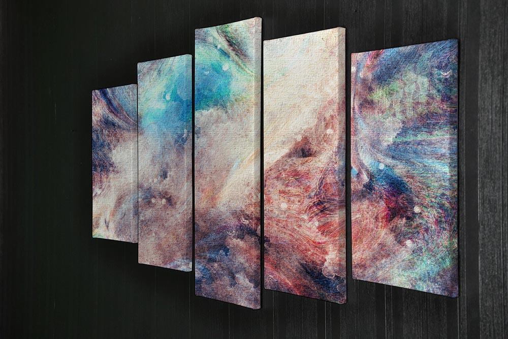 In The Beginging 5 Split Panel Canvas - Canvas Art Rocks - 2