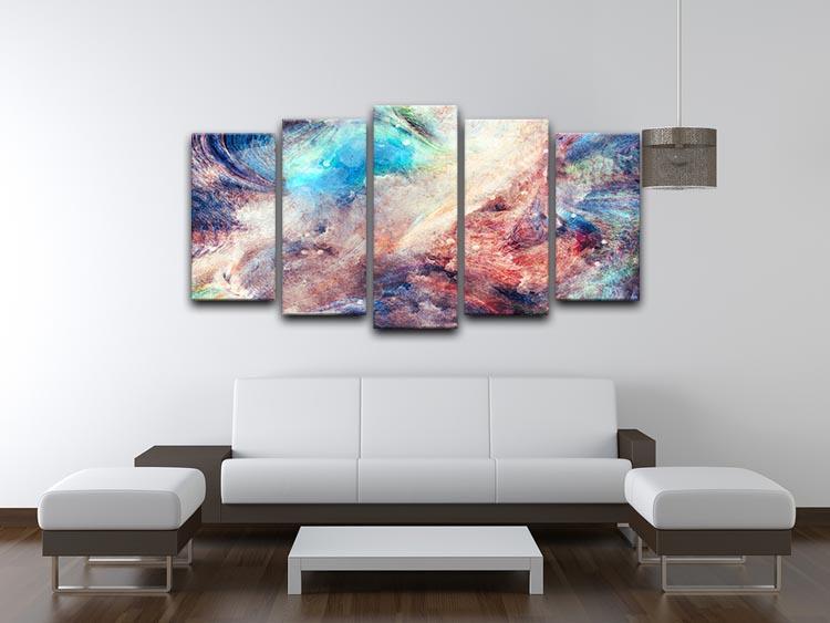 In The Beginging 5 Split Panel Canvas - Canvas Art Rocks - 3