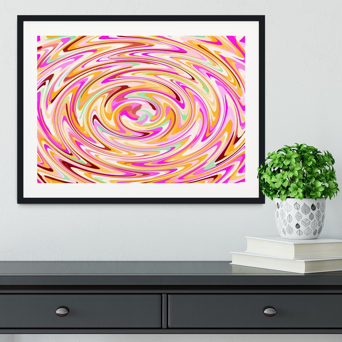 In The Mix Framed Print - Canvas Art Rocks - 1