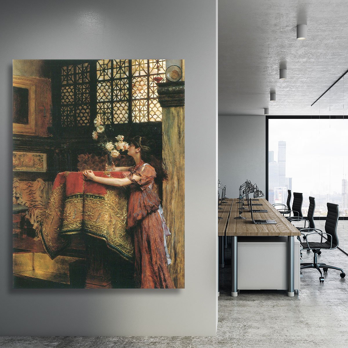 In my studio by Alma Tadema Canvas Print or Poster