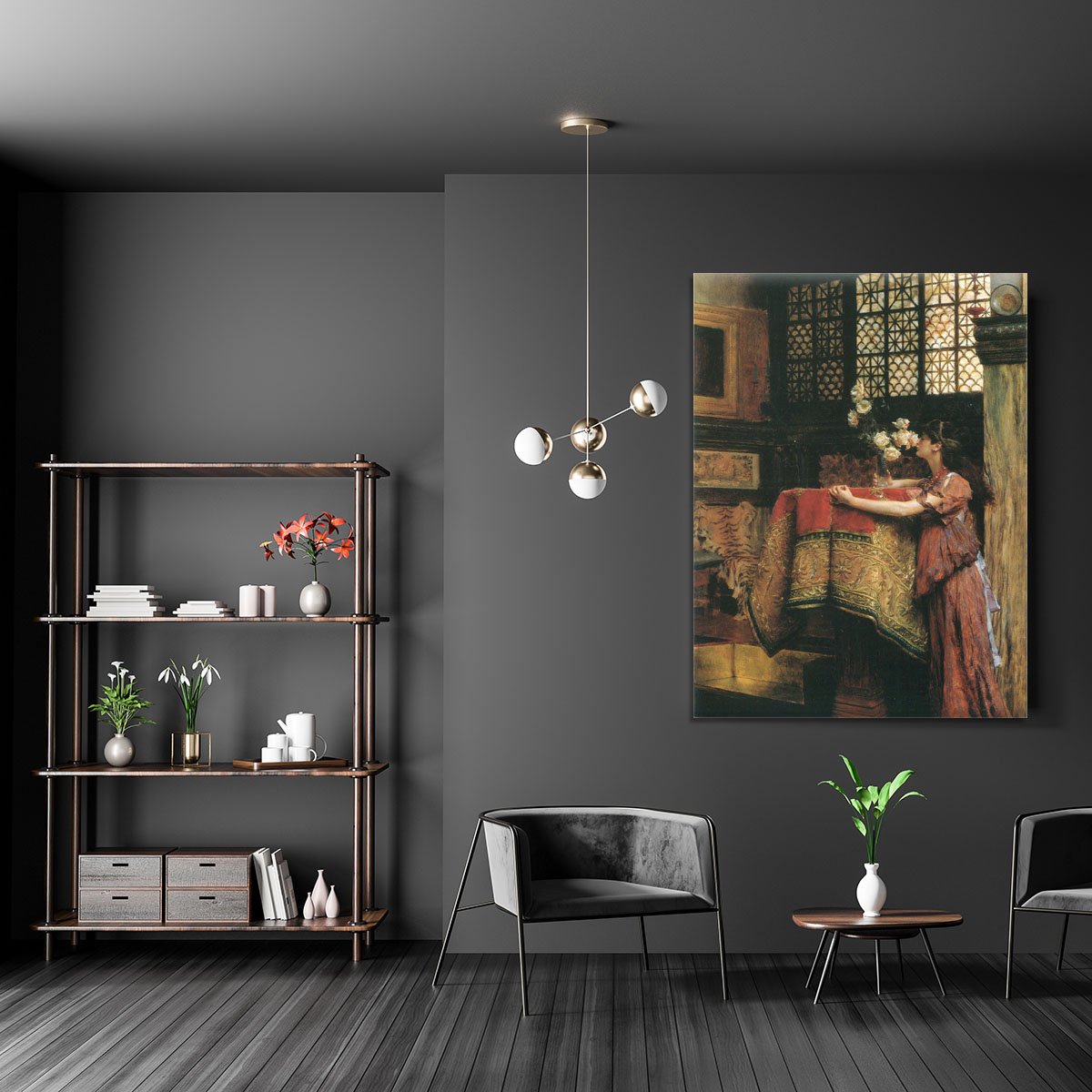 In my studio by Alma Tadema Canvas Print or Poster