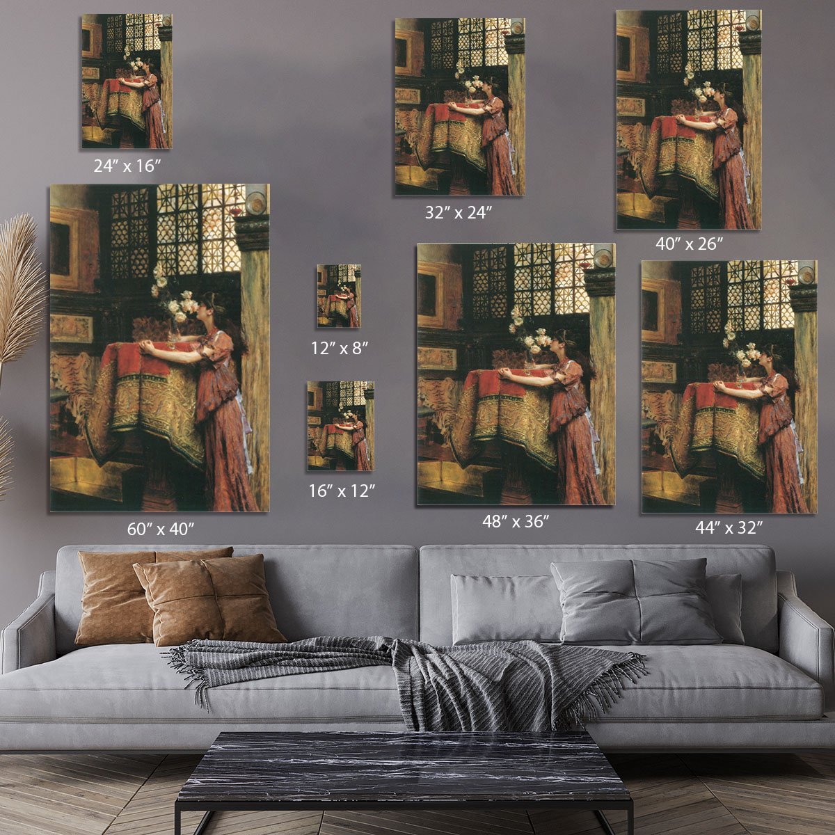 In my studio by Alma Tadema Canvas Print or Poster