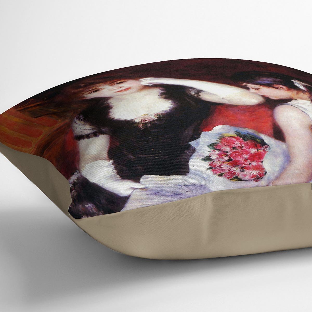 In the Loge by Renoir Throw Pillow