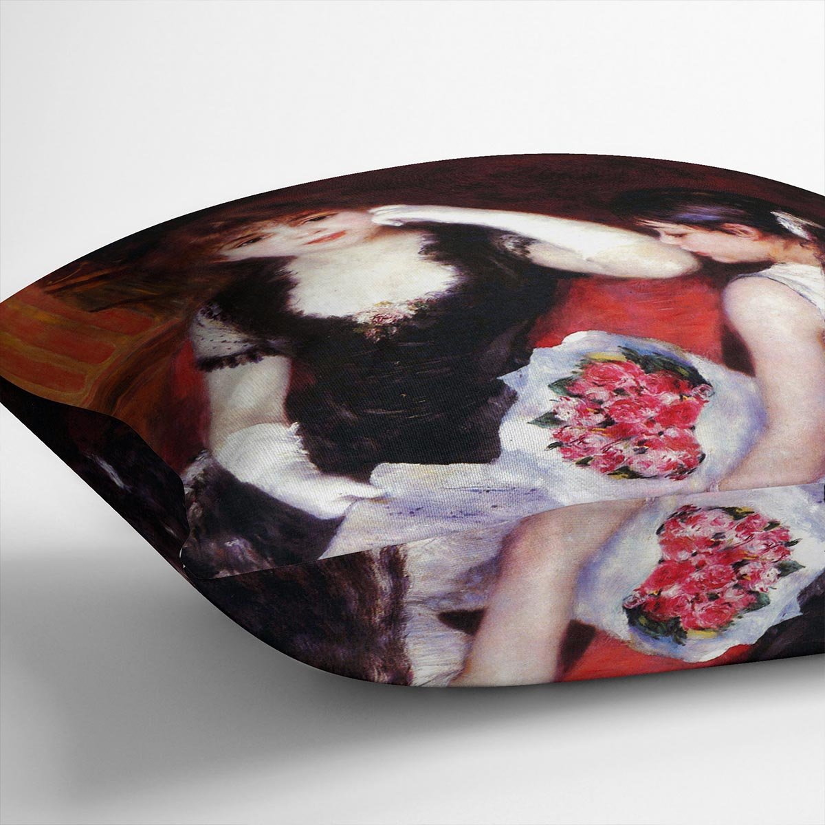 In the Loge by Renoir Throw Pillow