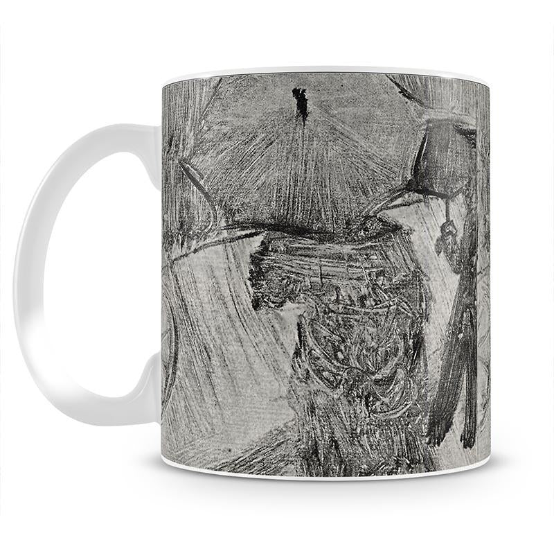 In the Rain by Degas Mug - Canvas Art Rocks - 1
