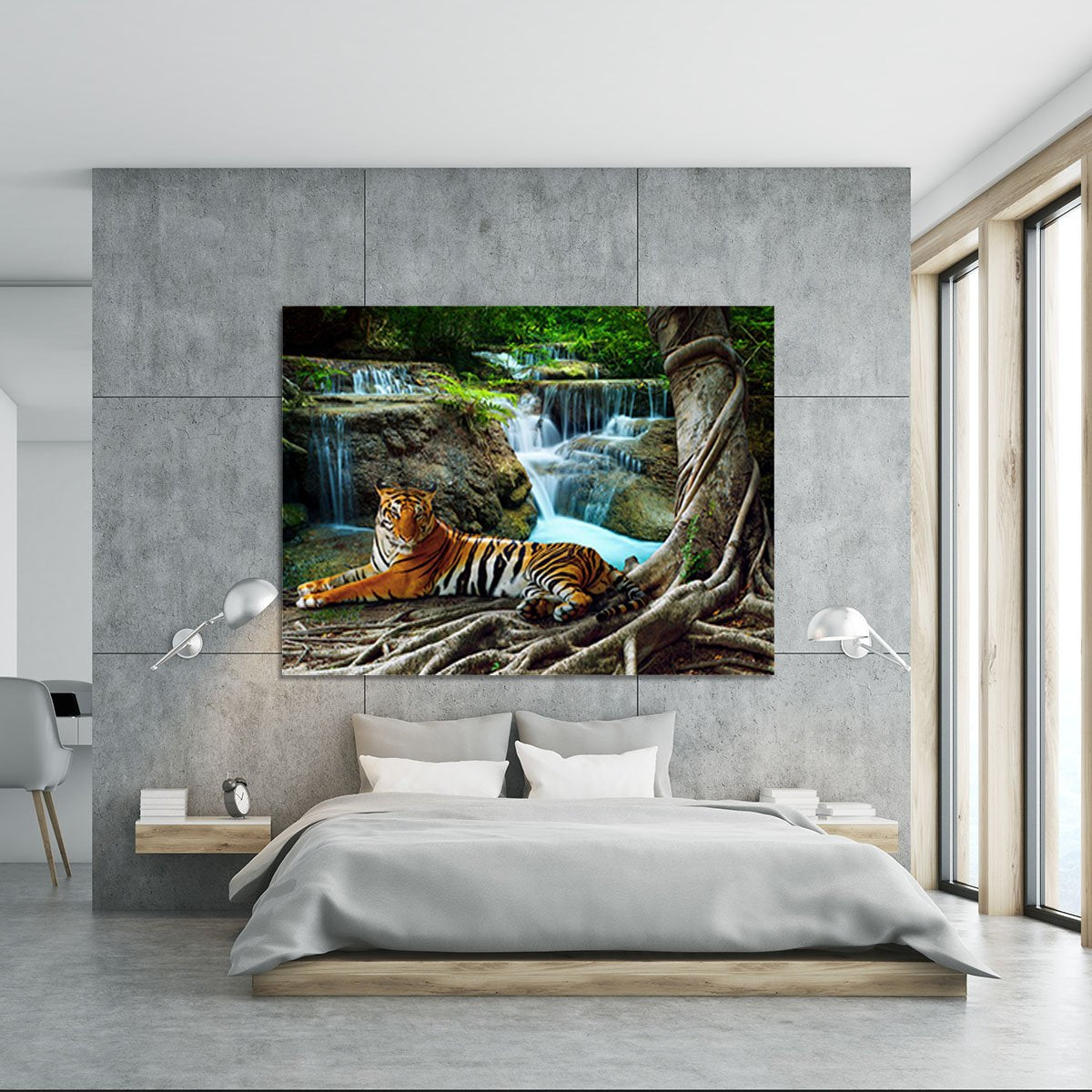 Indochina tiger Canvas Print or Poster