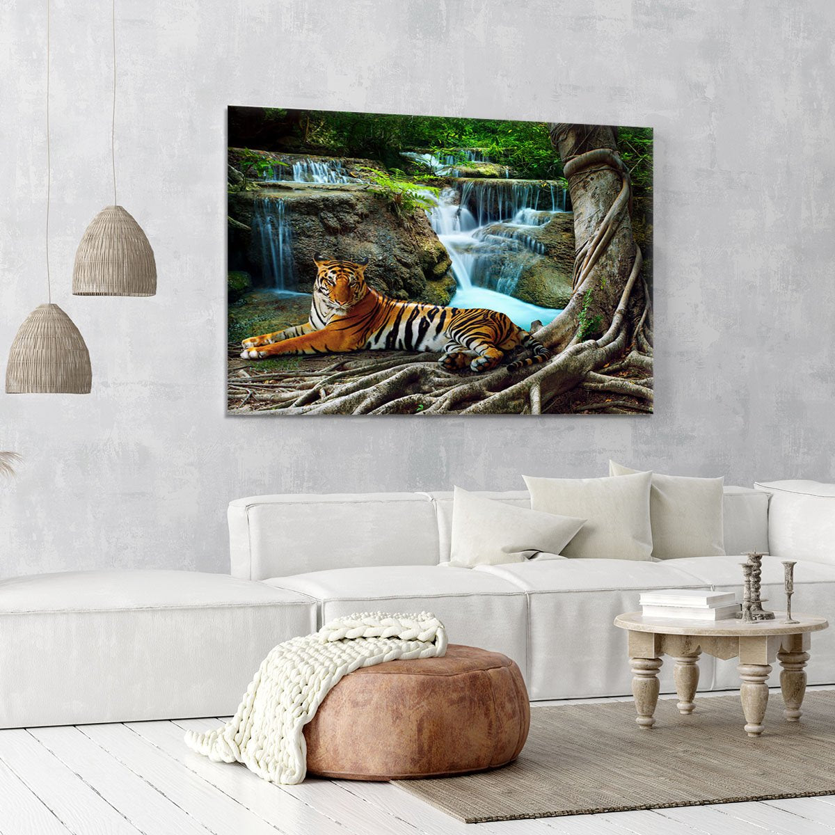 Indochina tiger Canvas Print or Poster