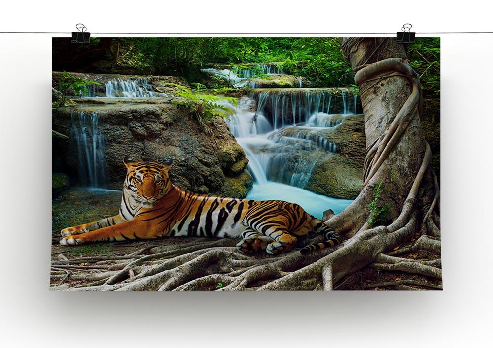 Indochina tiger Canvas Print or Poster - Canvas Art Rocks - 2