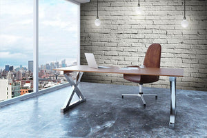 Industrial interior with wooden Wall Mural Wallpaper - Canvas Art Rocks - 3