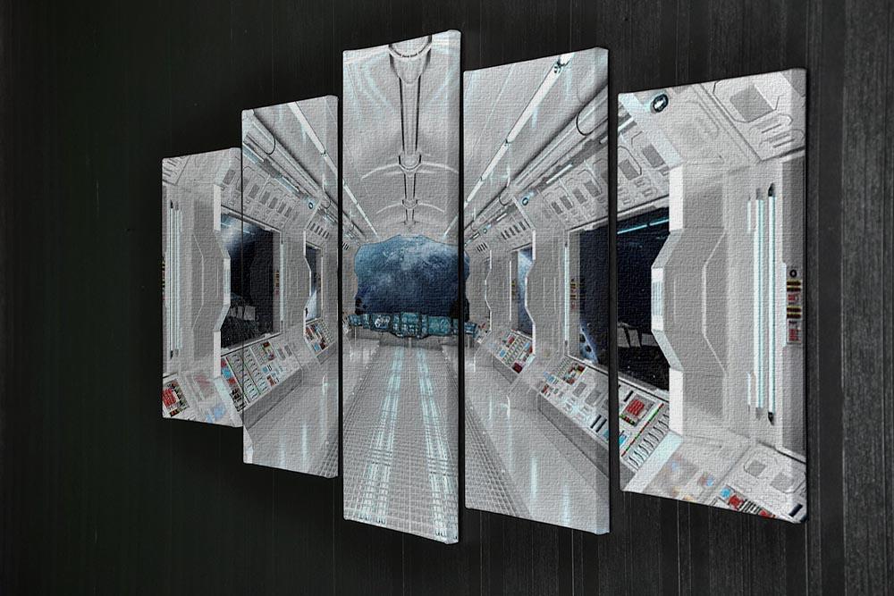 Inside Space Shuttle 5 Split Panel Canvas - Canvas Art Rocks - 2