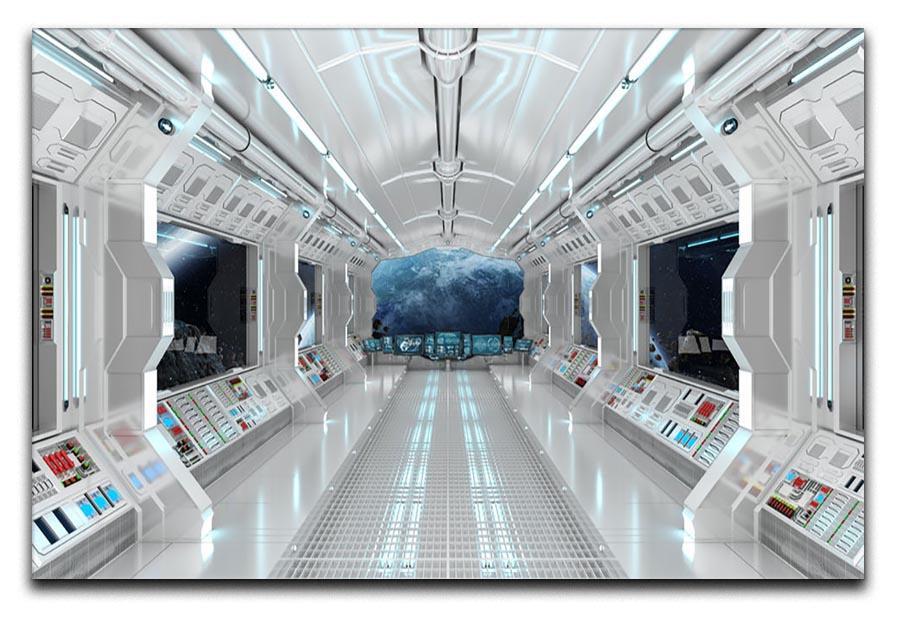 Inside Space Shuttle Canvas Print or Poster  - Canvas Art Rocks - 1
