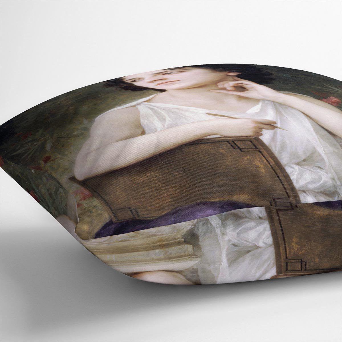 Inspiration By Bouguereau Throw Pillow