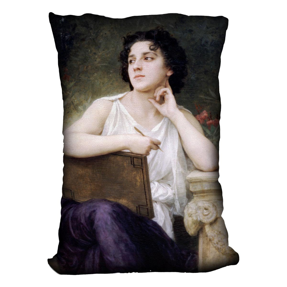 Inspiration By Bouguereau Throw Pillow