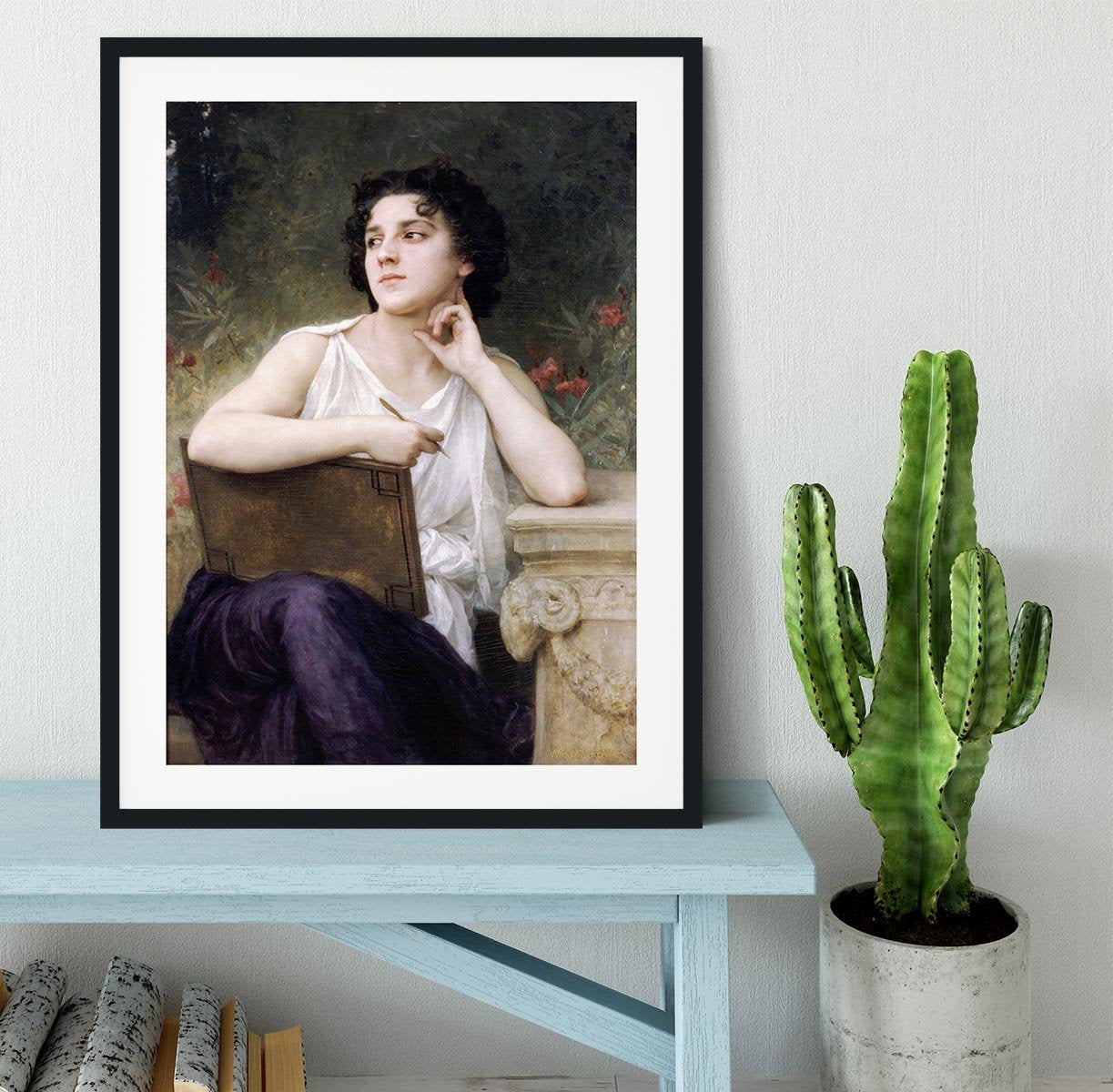 Inspiration By Bouguereau Framed Print - Canvas Art Rocks - 1