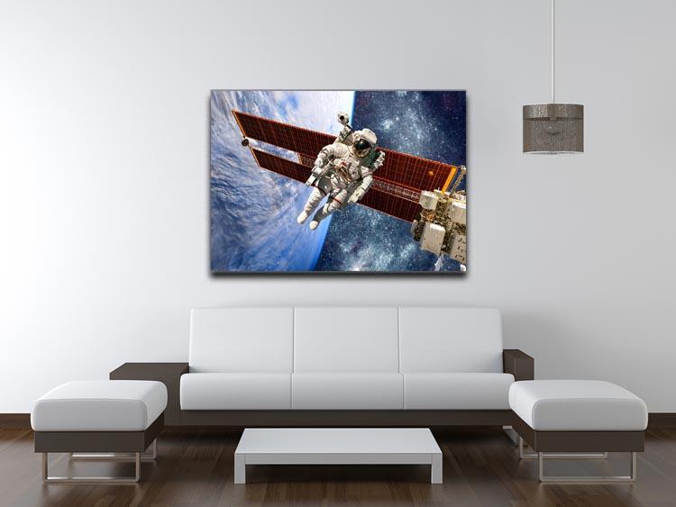 International Space Station and astronaut Canvas Print or Poster - Canvas Art Rocks - 4
