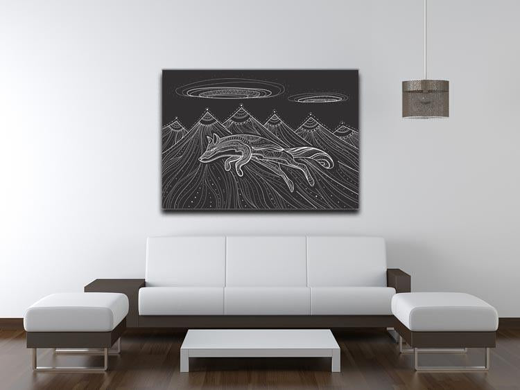 Intricate fox design Canvas Print or Poster - Canvas Art Rocks - 4