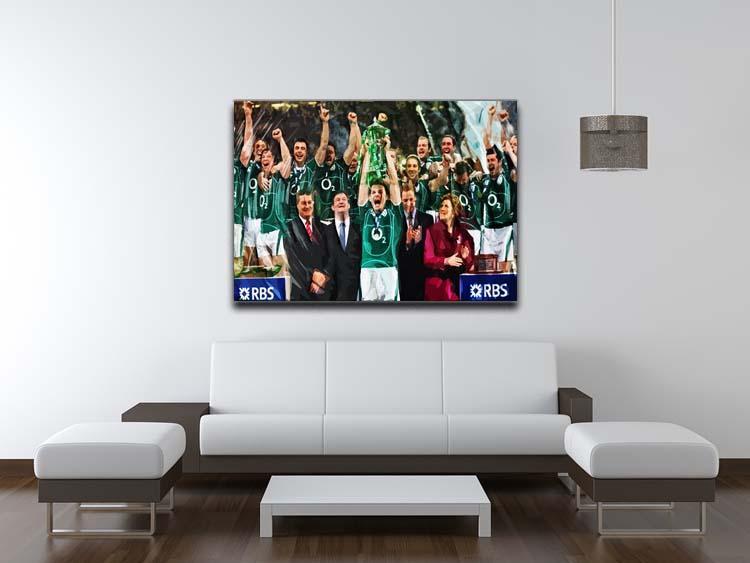 Ireland 6 Nations Grand Slam 2018 Canvas Print or Poster - Canvas Art Rocks - 4