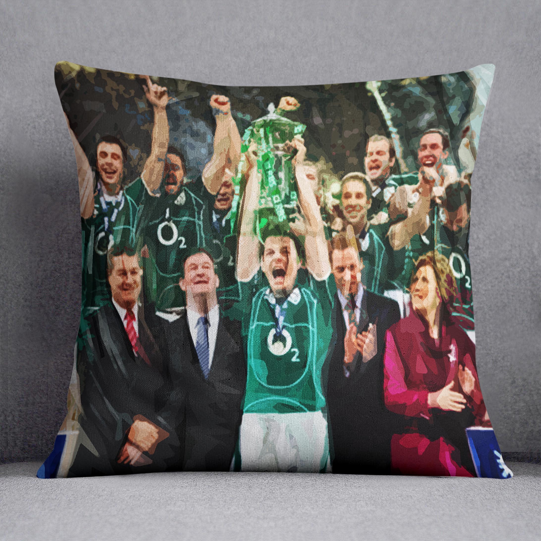 Ireland 6 Nations Grand Slam 2018 Cushion