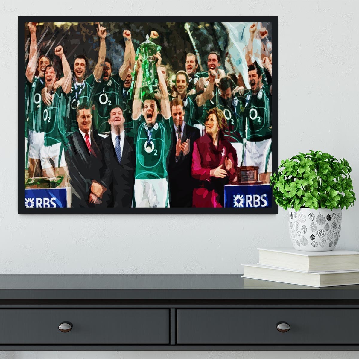 Ireland 6 Nations Grand Slam 2018 Framed Print - Canvas Art Rocks - 2