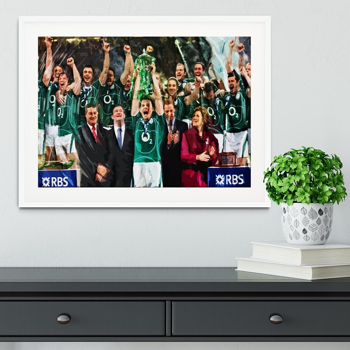 Ireland 6 Nations Grand Slam 2018 Framed Print - Canvas Art Rocks - 5