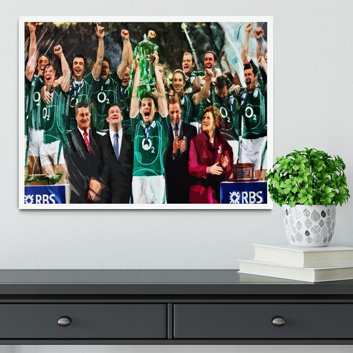 Ireland 6 Nations Grand Slam 2018 Framed Print - Canvas Art Rocks -6