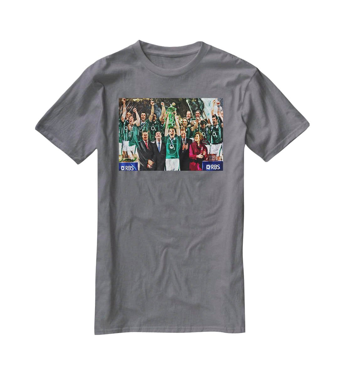 Ireland 6 Nations Grand Slam 2018 T-Shirt - Canvas Art Rocks - 3