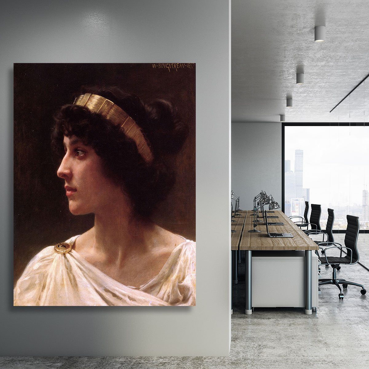 Irene By Bouguereau Canvas Print or Poster