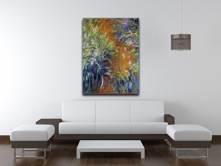Irises by Monet Canvas Print & Poster - Canvas Art Rocks - 4
