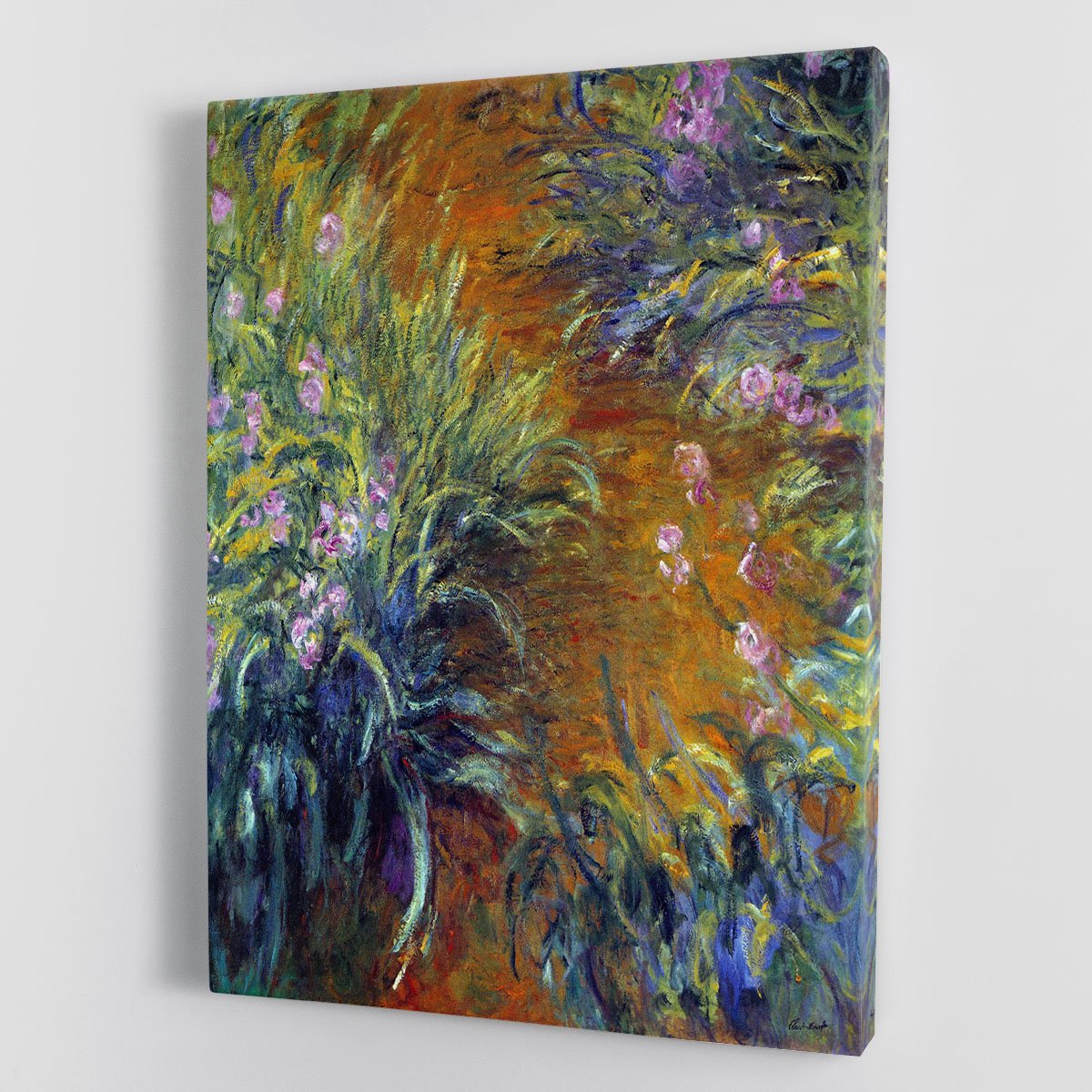 Irises by Monet Canvas Print or Poster