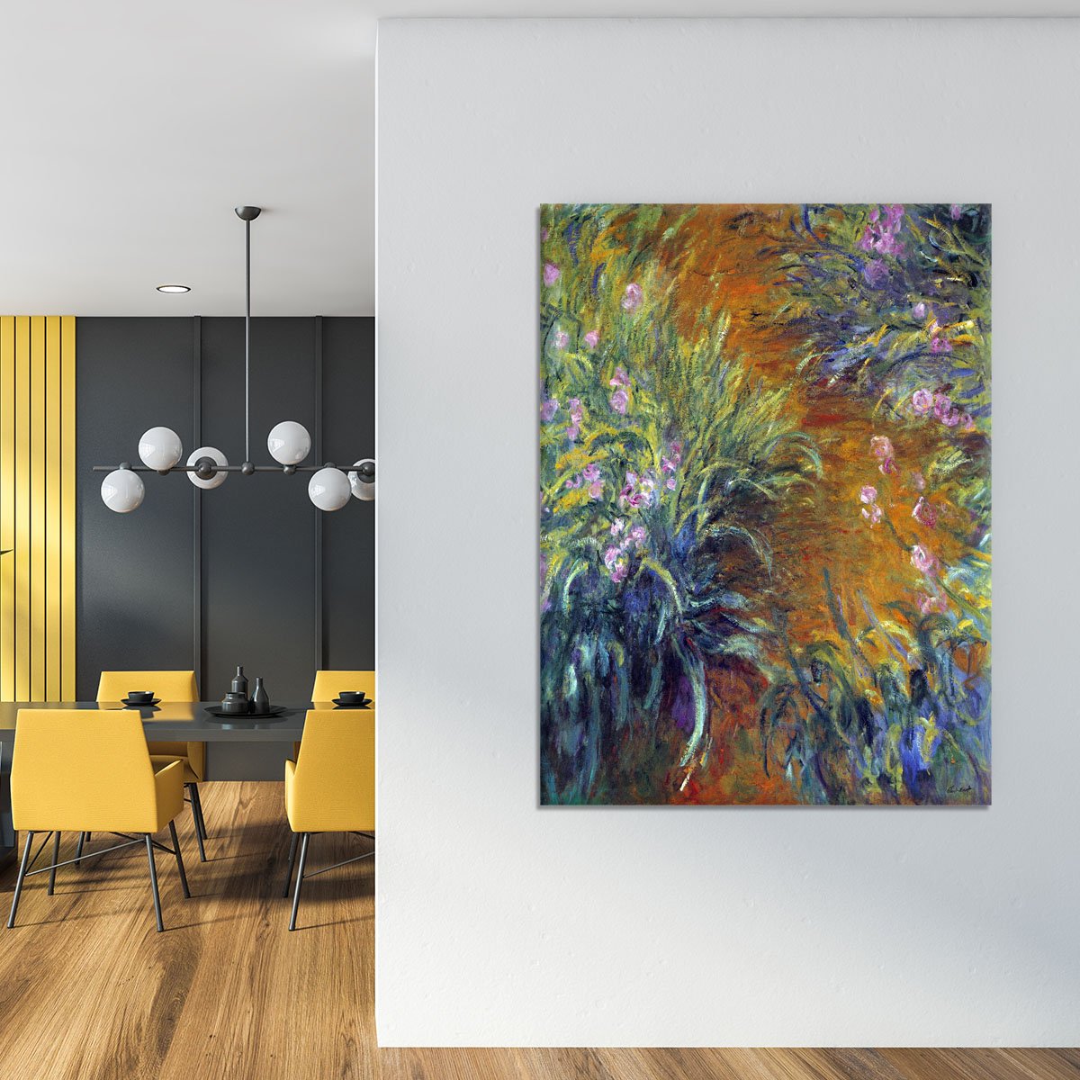 Irises by Monet Canvas Print or Poster