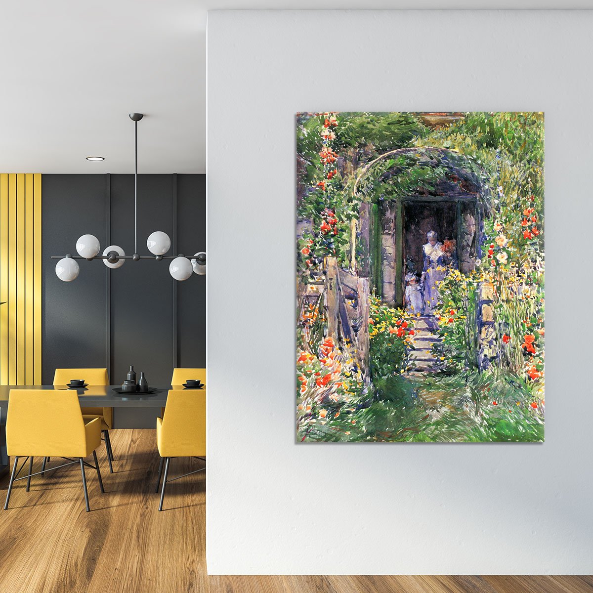 Isles of Shoals Garden by Hassam Canvas Print or Poster