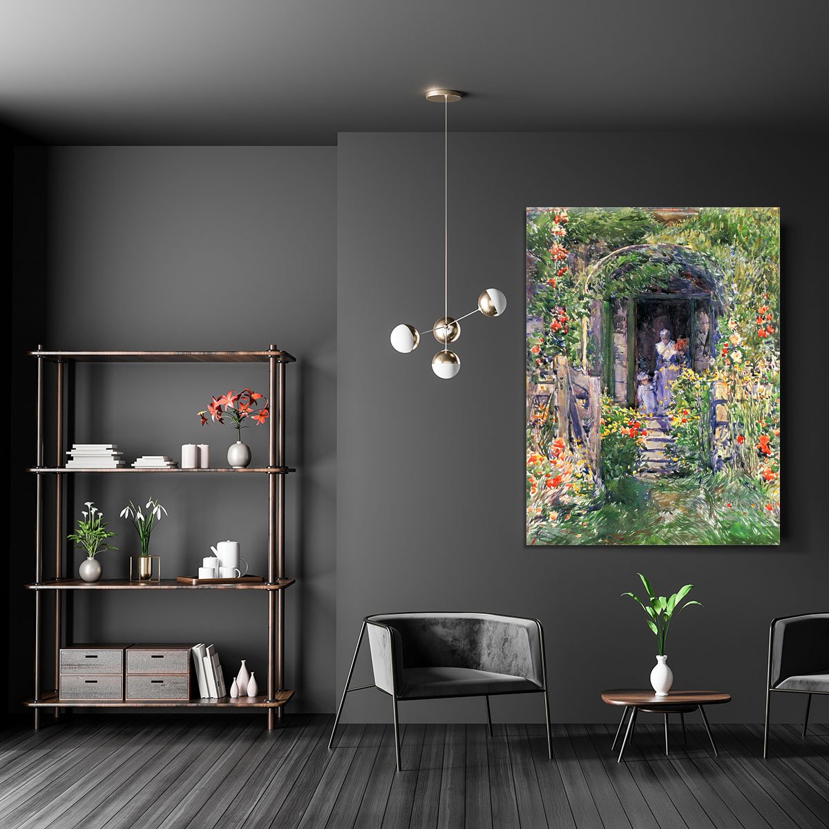 Isles of Shoals Garden by Hassam Canvas Print or Poster