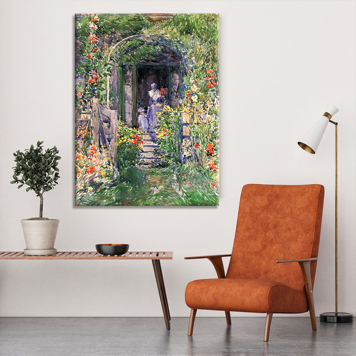 Isles of Shoals Garden by Hassam Canvas Print or Poster