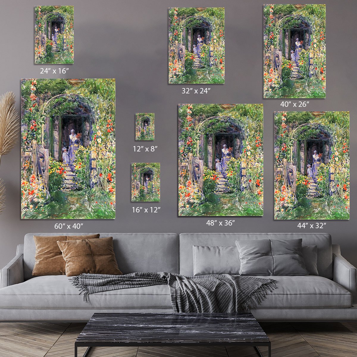 Isles of Shoals Garden by Hassam Canvas Print or Poster