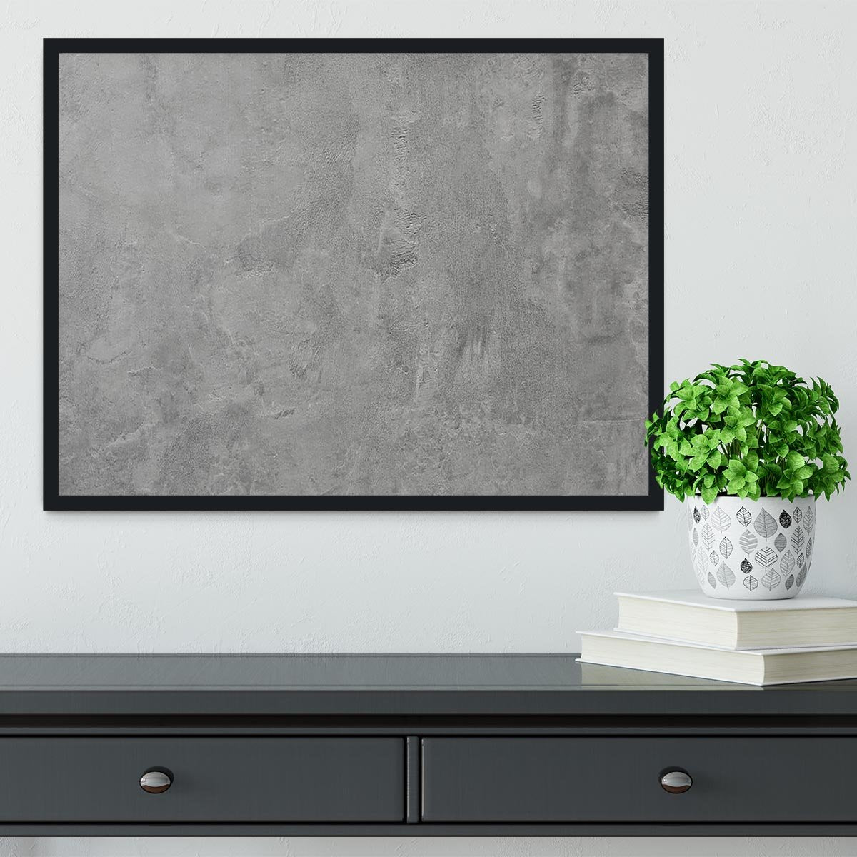 It is Cement Framed Print - Canvas Art Rocks - 2