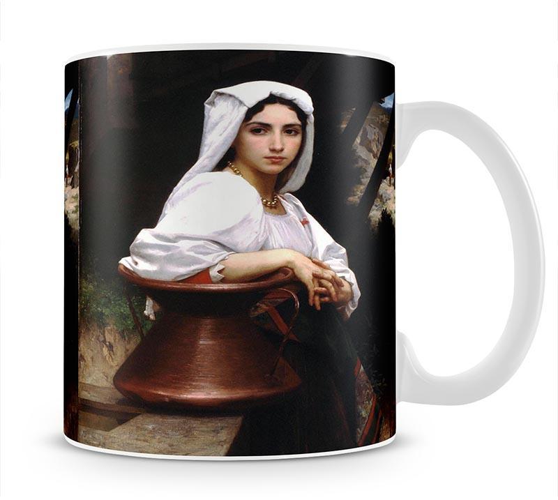 Italian Girl Drawing Water By Bouguereau Mug - Canvas Art Rocks - 1