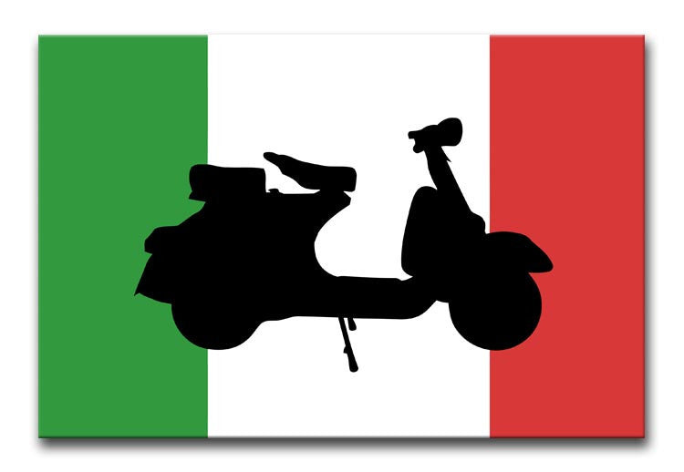 Italian Vespa Print - Canvas Art Rocks - 3