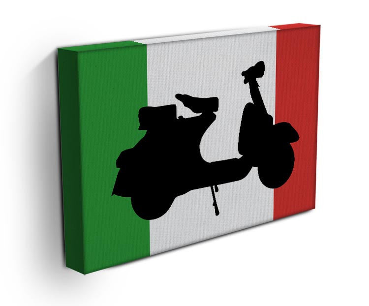 Italian Vespa Print - Canvas Art Rocks - 1