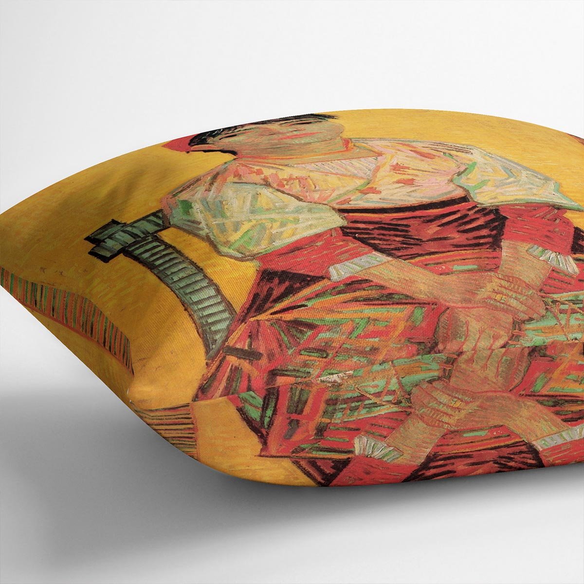 Italian Woman Agostina Segatori by Van Gogh Throw Pillow