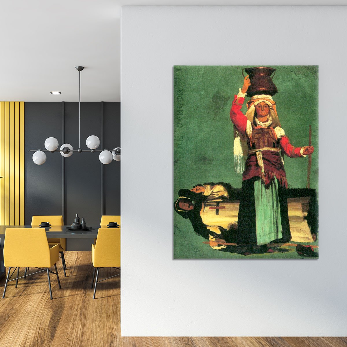 Italian costume studies by Bierstadt Canvas Print or Poster