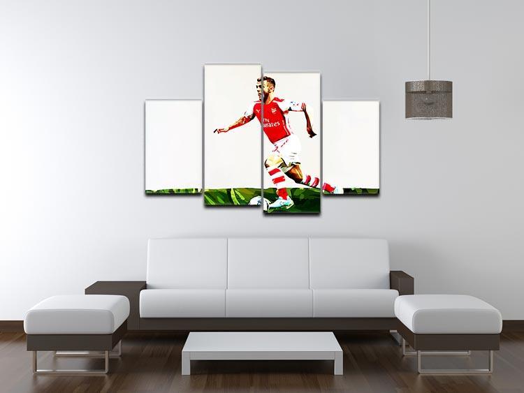 Jack Wilshere 4 Split Panel Canvas - Canvas Art Rocks - 3