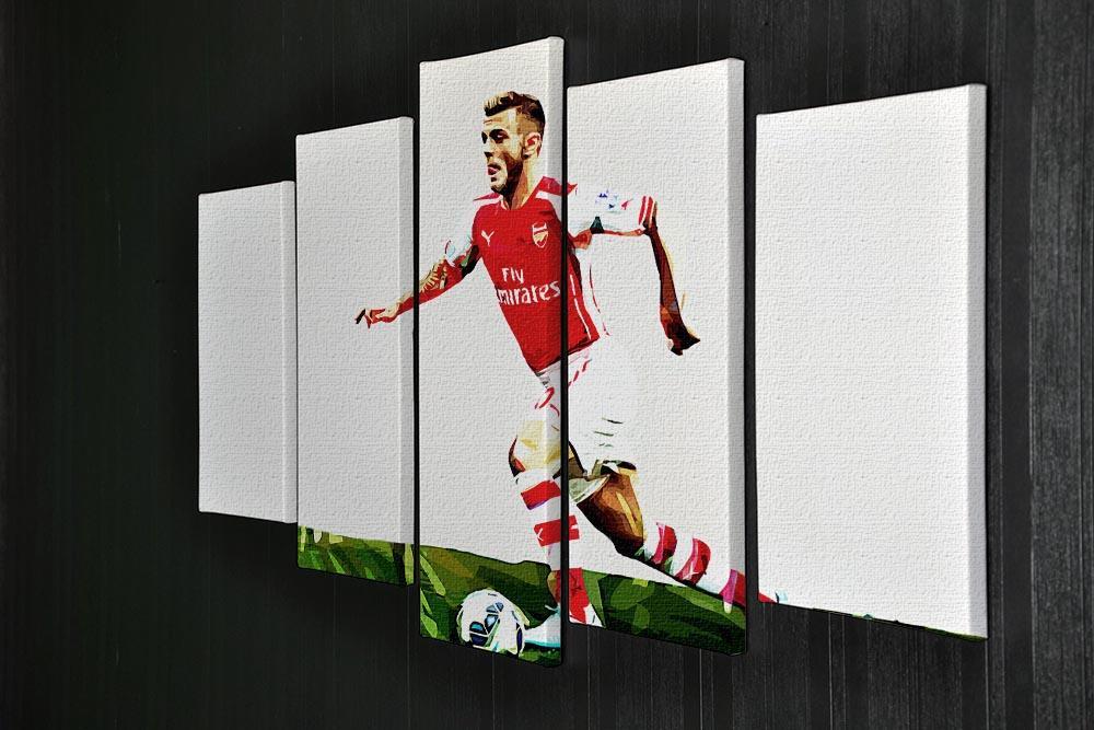 Jack Wilshere 5 Split Panel Canvas - Canvas Art Rocks - 2