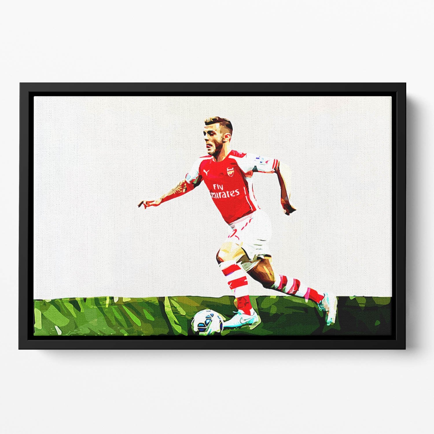 Jack Wilshere Floating Framed Canvas